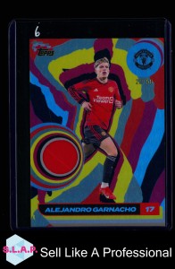 ALEJANDRO GARNACHO 22/50 TOPPS CR-AG 2025 MANCHESTER UNITED RELIC PLAYER WORN for sale on Ebay