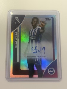 Topps Premier League 25/26 - Yankuba Minteh AUTOGRAPH - Mint - Brighton for sale on Ebay