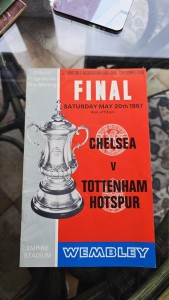 1967 CHELSEA V TOTTENHAM HOTSPUR SPURS FA CUP FINAL @ WEMBLEY PROGRAMME for sale on Ebay