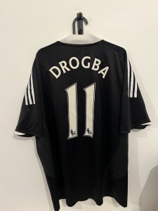 Chelsea 2008-2009 Away Drogba Formation XL Mens Original for sale on Ebay