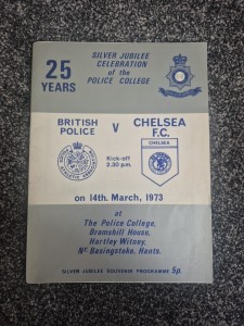 BRITISH POLICE V CHELSEA 1973 SILVER JUBILEE CELEBRATION for sale on Ebay