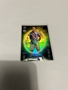 Erling Haaland Original Signed Manchester City Topps Card Premier League for sale on Ebay