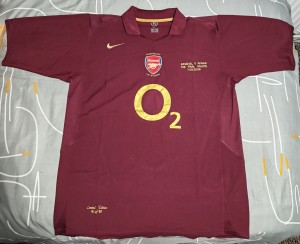 Original Nike Arsenal 2005/2006 Highbury The Final Salute Shirt Ltd 41 of 93 XL for sale on Ebay