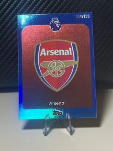Topps Premier League 2025/2026 Arsenal Team Badge 94/150 for sale on Ebay