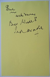 DRAKE, TED ARSENAL & ENGLAND 1934-38 ORIGINAL VINTAGE INK FOOTBALL AUTOGRAPH for sale on Ebay