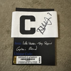 Lotte Wubben-Moy Signed Captains Armband Arsenal Memorabilia with COA IDEAL XMAS for sale on Ebay