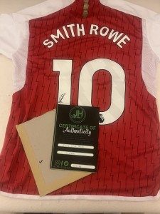 Emlie Smith Rowe Signed Arsenal 23-24 Home Shirt & COA for sale on Ebay