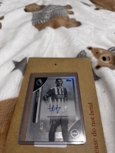 Topps Premier League 2026 Lewis Dunk Auto 43/75 Brighton & Hove Albion for sale on Ebay
