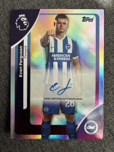 Topps Premier League 2026 Evan Ferguson Autograph Auto Brighton for sale on Ebay