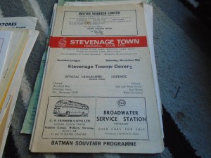 STEVENAGE TOWN V DOVER 1966-7 for sale on Ebay