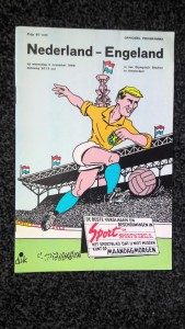 Netherlands v England (Friendly International in Amsterdam) 1969-70 for sale on Ebay