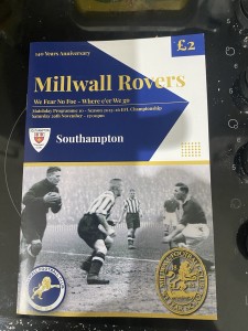 MILLWALL v SOUTHAMPTON 2025/26 Match Day Program for sale on Ebay
