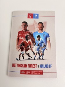 NOTTINGHAM FOREST V MALMO PROGRAMME   EUROPA LEAGUE. 27/11/2025 MINT COND for sale on Ebay