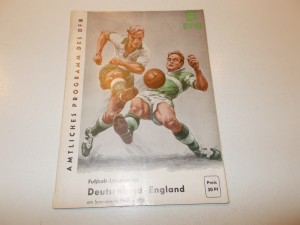 West Germany  v  England  1956 for sale on Ebay