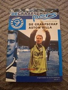 De Graafschap v Aston Villa friendly programme.  4/8/2002 for sale on Ebay