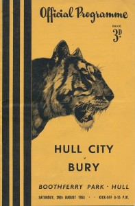 Hull City v Bury 1953/1954 - Football Programme for sale on Ebay
