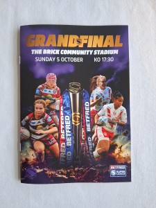 2025 WOMENS SUPER LEAGUE GRAND FINAL - Wigan Warriors v St Helens - Programme  for sale on Ebay