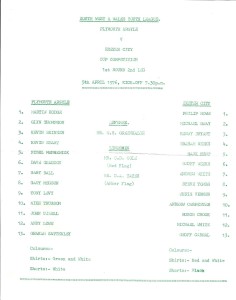 1975/76   PLYMOUTH ARGYLE v EXETER CITY  South West & Wales Youth League Cup for sale on Ebay