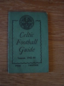1943/44 CELTIC FOOTBALL GUIDE HANDBOOK for sale on Ebay