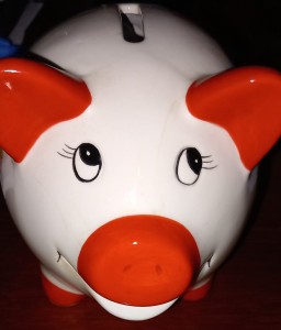 MANCHESTER UTD PIGGIE BANK RETRO for sale on Ebay