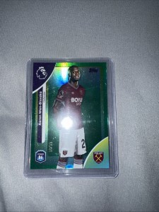 Topps Premier League 2026 Aaron Wan Bissaka West Ham Green /99 for sale on Ebay