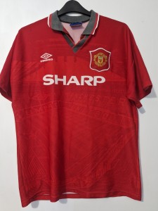 Manchester United 1994 96 Original Vintage home shirt adults L for sale on Ebay