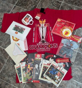 Manchester United Official Memorabilia Bundle Including Programs. for sale on Ebay