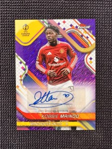 Kobbie Mainoo Manchester United 2024/25 Topps UCC Auto /199 Rare for sale on Ebay