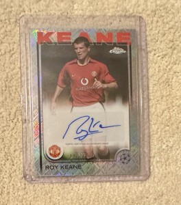 Roy Keane Auto /52 UCC Topps Chrome 2024-25 Manchester United Legend for sale on Ebay