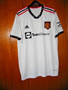 Manchester United Football Shirt adidas 2022 White Away Shirt size XL 44/46 for sale on Ebay