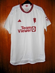 Manchester United Football Shirt adidas 2023 White Away Shirt size XL 44/46 for sale on Ebay