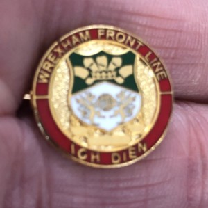 RARE WREXHAM AFC FRONT LINE HOOLIGAN FIRM ENAMEL PIN BADGE for sale on Ebay