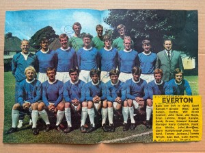 EVERTON FC 1969 1970 SIGNED TEAM PHOTO Rare FOOTBALL AUTOGRAPHS Memorabilia EFC for sale on Ebay
