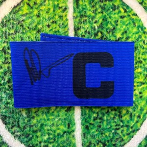 Alex Iwobi Of Nigeria, Arsenal, Everton & Fulham Signed Captains Armband wCOA for sale on Ebay