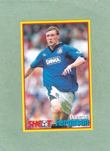 DUNCAN FERGUSON EVERTON SHOOT MAGAZINE FACTFILE No. 11 for sale on Ebay