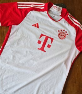 Bayern Munich 2023/24 Home Shirt  Adidas Size Large - Minjae 3 for sale on Ebay