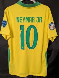 BRAZIL FOOTBALL SHIRT 2024 COPA AMERICA 2025 NEYMAR JR 10. LARGE for sale on Ebay