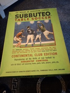 Subbuteo Table Soccer Continental Club Edition BOX ONLY for sale on Ebay