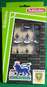Subbuteo Lightweight Premier League 749 Wimbledon  Excellent Condition for sale on Ebay