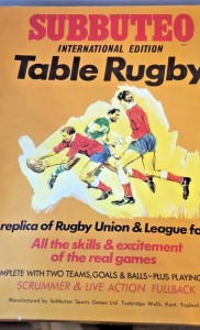 Vintage Rare Subbuteo Rugby Set Wales v Scotland Boxed Near Complete 1970' for sale on Ebay