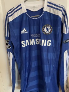 Adidas Chelsea Rare Player Issue L/S Home Shirt Munich Champ Final 2012 Size 10 for sale on Ebay