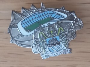 MANCHESTER CITY STADIUM BADGE for sale on Ebay