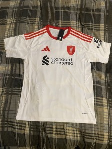 Liverpool Away Football Shirt Brand New Size Medium Christmas Present Son Dad for sale on Ebay