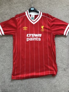 Liverpool Fc Home Shirt 1984 Score Draw Size Medium No.7 for sale on Ebay