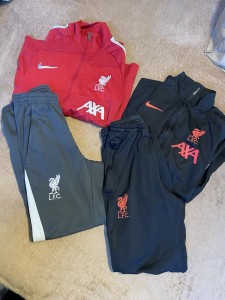 Boys Liverpool FC Two Tracksuits Size M  (pls look at the pictures) for sale on Ebay