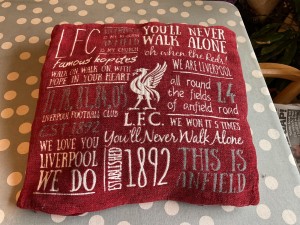 Liverpool FC Official Cushion, with cushion pad. Excellent condition for sale on Ebay