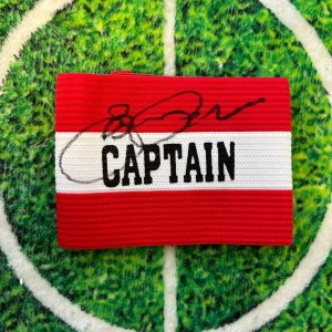 Stan Collymore Of England, Nottingham & Liverpool Signed Captains Armband wCOA for sale on Ebay