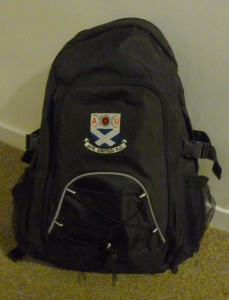 Ayr United Football Club rucksack - old badge for sale on Ebay
