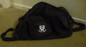 Large Ayr United Football Club holdall - old badge for sale on Ebay