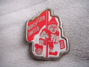 Vintage Manchester United Insert pin Badge by Coffer Sports for sale on Ebay